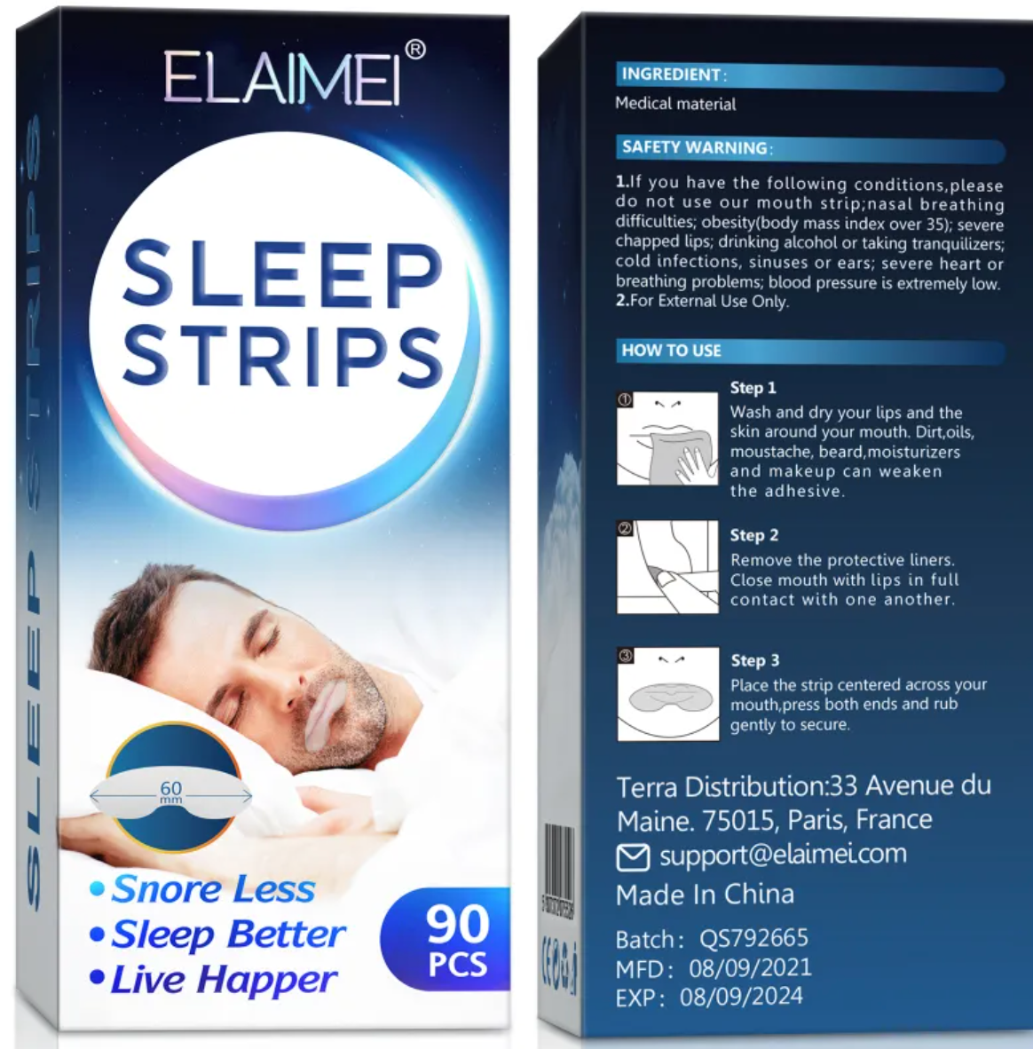 SleepStrips - Mouth tape